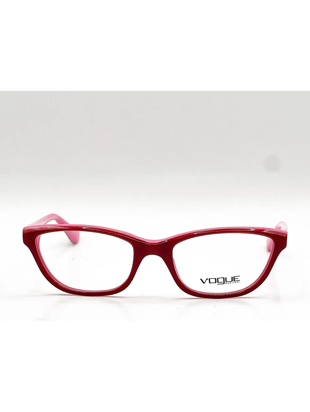 Vogue VO 2748 1990 Top Red Transparent Pink Authentic Eyeglass Frames 50-17